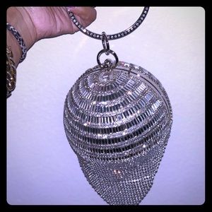 SILVER Mirror Ball Bag ⭐️ Brand New